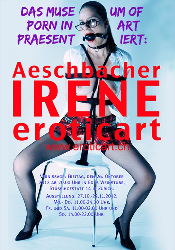 "eroticart aeschbacher  weisselava” eine Ausstellung von AESCHBACHER