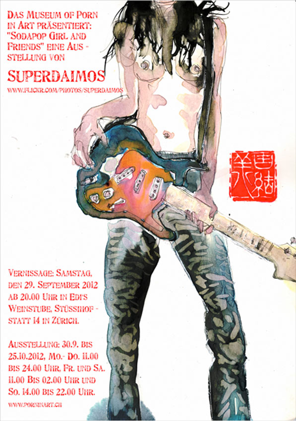 "Sodapop Girl and Friends" eine Ausstellung von Superdaimos