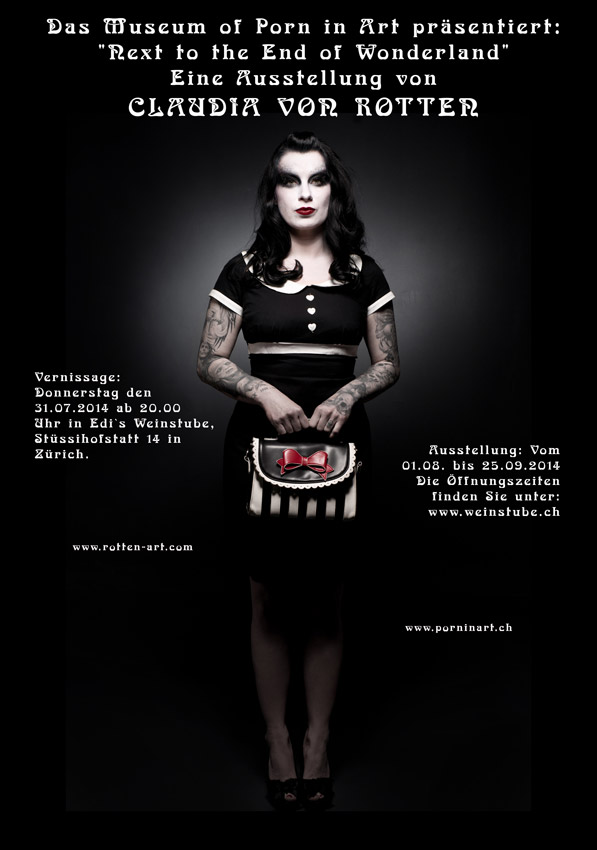 "Next to the End of Wonderland" eine Ausstellung von CLAUDIA VON ROTTEN