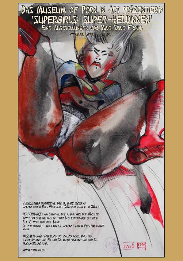 „Supergirls – Super-Heldinnen“ eine Ausstellungen von Mike Spike Froidl