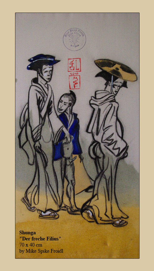 „Shunga 2.0“ eine Ausstellung von Mike Spike Froidl