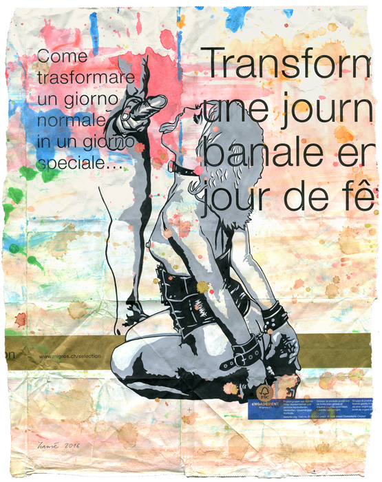 „Underground auf Migrossack“ eine Ausstellung von ZanRé