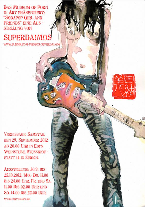 "Sodapop Girl and Friends" eine Ausstellung von Superdaimos